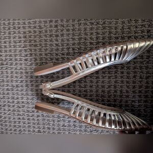 Unisa Silver Strappy Heels